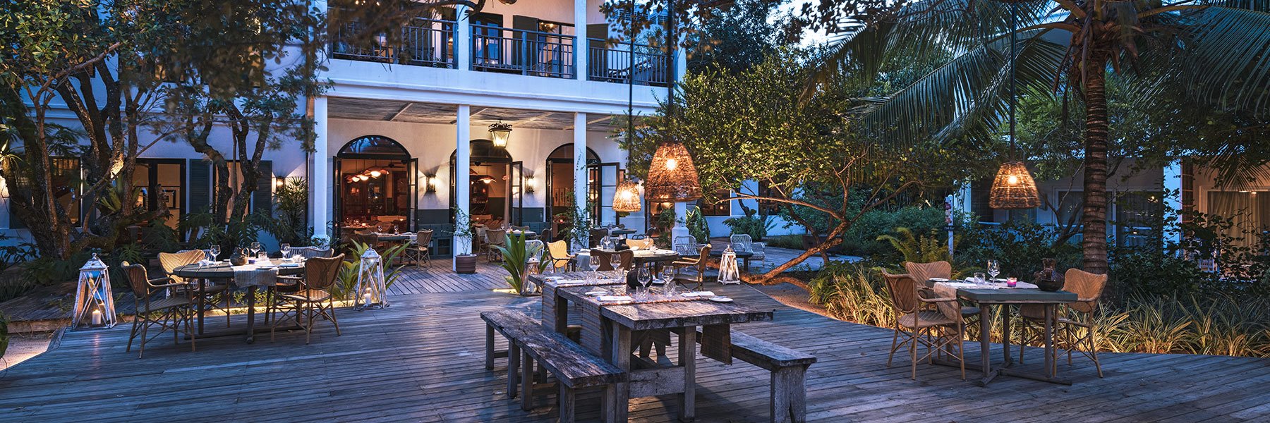 Dining area of Itz’ana Resort and Residences Placencia Stann Creek